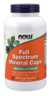 NOW Full Spectrum Mineral, multiminerál, 240 kapslí