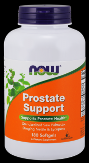 NOW Prostate Support (podpora prostaty), 180 softgel kapslí