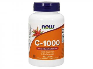 NOW Vitamin C-1000 s bioflavonoidy a šípkem, 100 tablet