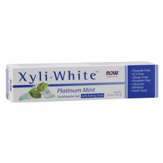 NOW Zubní pasta XyliWhite Platinum Mint (Máta), 181 g