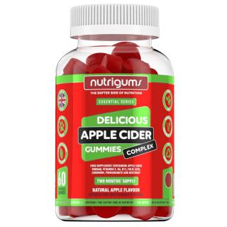 Nutrigums Apple Cider Complex, jablečný ocet, 60 želé bonbónů  Doplněk stravy