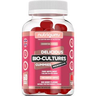 Nutrigums Bio-Cultures Microbiome, probiotika, 60 želé bonbónů  Doplněk stravy