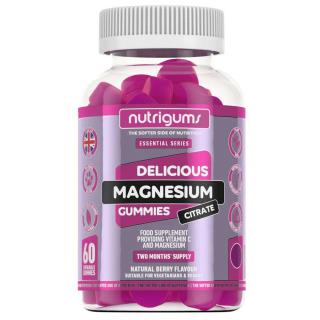 Nutrigums Magnesium Citrate, hořčík citrát, 60 želé bonbónů  Doplněk stravy
