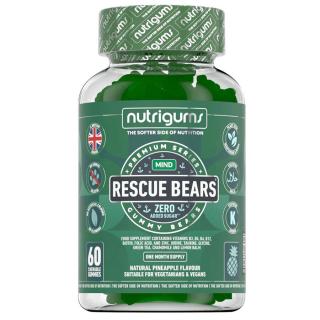 Nutrigums Rescue Bears, podpora při stresu, 60 želé bonbónů  Doplněk stravy