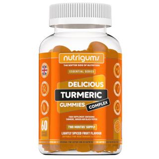 Nutrigums Turmeric Complex, extrakt z kurkumy, 60 želé bonbónů  Doplněk stravy