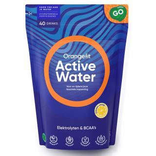 Orangefit Active Water, elektrolyty a BCAA, citrón, 300 g  Doplněk stravy