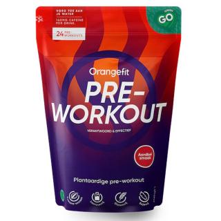 Orangefit Plant Pre-Workout, jahoda, 240 g  Doplněk stravy