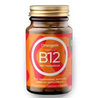 Orangefit Vitamin B12 s Kyselinou listovou, 90 pastilek  Doplněk stravy