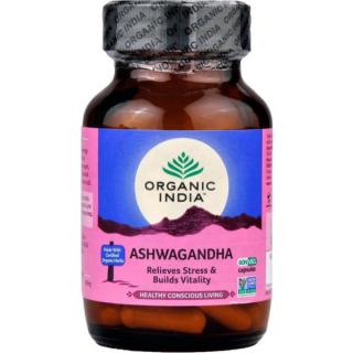 Organic India Ašvaganda vitalita sex a energie 60 kapslí