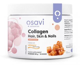 Osavi Collagen Hair, Skin & Nails, Salted Caramel, kolagen prášek zdravé vlasy, pleť a nehty, slaný karamel, 150 g  Doplněk stravy