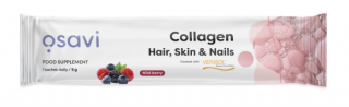 Osavi Collagen Hair, Skin & Nails, Wild berry, kolagen prášek zdravé vlasy, pleť a nehty, lesní plody, 5 g  Doplněk stravy