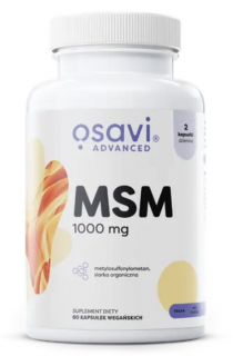 Osavi MSM, 1000 mg, 60 rostlinných kapslí  doplněk stravy