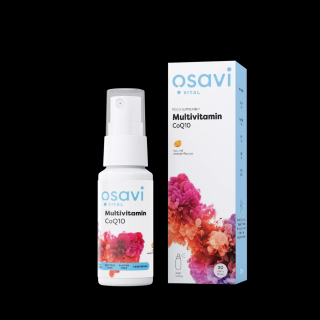 Osavi Multivitamin CoQ10 oral spray, Multivitamín koenzym Q10 ústní sprej, pomeranč, 25 ml  doplněk stravy