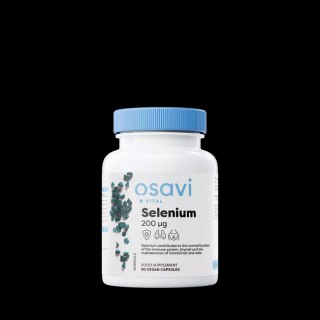 Osavi Selenium, Selen, 200 μg, 90 rostlinných kapslí  doplněk stravy