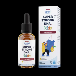 Osavi Super Strong DHA Kids, Extra silné DHA pro děti, 650 mg, citrón, 50 ml  doplněk stravy