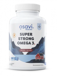 Osavi Super Strong Omega 3, 500 EPA / 250 DHA, 120 softgelových kapslí  Doplněk stravy