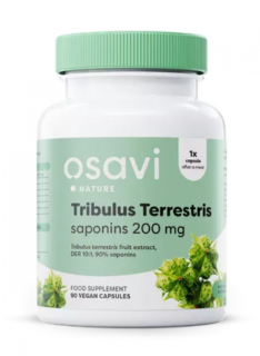 Osavi Tribulus Terrestris saponins, kotvičník zemní - saponiny, 200 mg, 120 rostlinných kapslí  Doplněk stravy