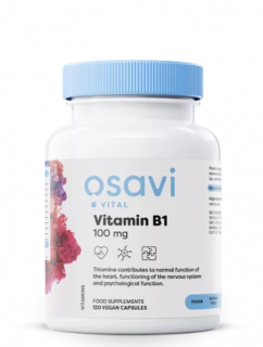 Osavi Vitamin B1, 100 mg, 60 rostlinných kapslí  Doplněk stravy