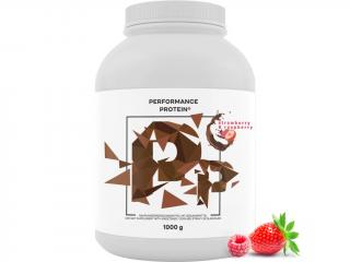 Performance Protein, nativní syrovátkový protein, jahoda a malina  Nativní syrovátkový protein s kolostrem a kolagenem, doplněk stravy Hmotnost: 1000…