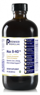 PRL Max B-ND, Probioticky fermentovaný vitamín B komplex, 235 ml, 94 dávek  Doplněk stravy