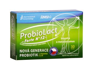 ProbioLact forte N°12, Probiotika s prebiotiky, 30 kapslí  Doplněk stravy