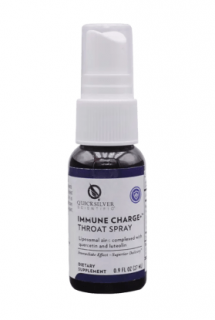 Quicksilver Scientific Immune Charge, imunitní podpora na bázi zinku ve spreji při bolesti v krku, 27 ml