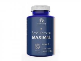 Renovality - Beta karoten 25000 IU Maximal, 100 kapslí  Doplněk stravy