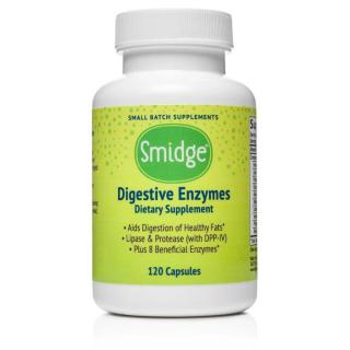 Smidge Digestive Enzymes, trávicí enzymy, 120 rostlinných kapslí  Doplněk stravy