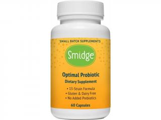 Smidge Optimal Probiotika, 13 kmenů, 10 miliard CFU, 60 rostlinných kapslí  Doplněk stravy