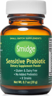 Smidge Sensitive Probiotika v prášku, 3 miliardy CFU, 20 g  Doplněk stravy