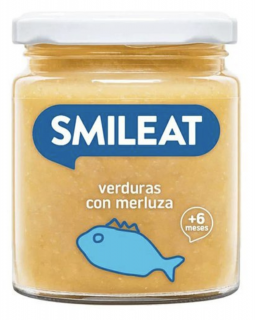 Smileat příkrm mořská štika s rýží a zeleninou s extra panenským olivovým olejem, 6M+, BIO, 230 g