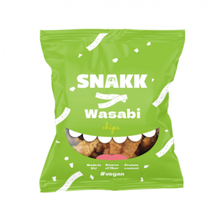 Snakk Chips, Wasabi, 70 g