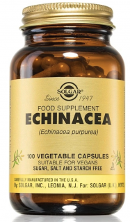 Solgar Echinacea, 100 rostlinných kapslí
