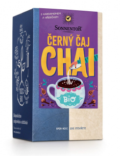 Sonnentor - Chai černý čaj, porcovaný čaj, BIO, 18 ks  *CZ-BIO-002 certifikát