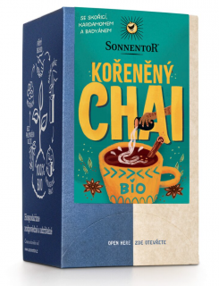 Sonnentor - Chai kořeněný, porcovaný čaj, BIO, 18 ks  *CZ-BIO-002 certifikát
