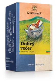 Sonnentor - Dobrý večer, porcovaný čaj, BIO, 18 ks  *CZ-BIO-002 certifikát