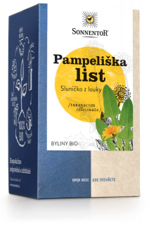 Sonnentor - Pampeliška list, porcovaný čaj, BIO, 18 ks  *CZ-BIO-002 certifikát