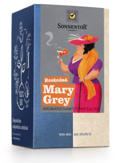 Sonnentor - Rozkošná Mary Grey, porcovaný čaj, BIO, 18 ks  *CZ-BIO-002 certifikát