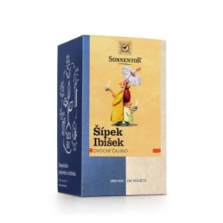 Sonnentor Šípek - ibišek, porcovaný čaj, BIO, 18 ks  *CZ-BIO-002 certifikát