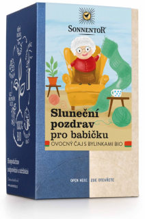 Sonnentor - Sluneční pozdrav pro babičku, porcovaný čaj, BIO, 18 ks  *CZ-BIO-002 certifikát