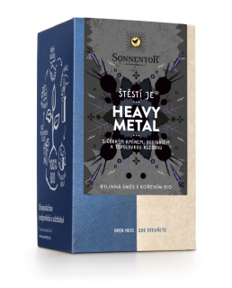 Sonnentor - Štěstí je® Heavy Metal, porcovaný čaj, BIO, 18 ks  *CZ-BIO-002 certifikát