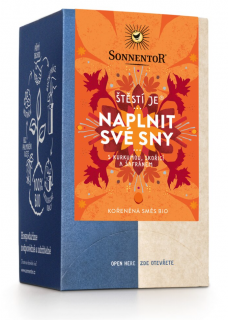Sonnentor - Štěstí je® naplnit své sny, porcovaný čaj, BIO, 18 ks  *CZ-BIO-002 certifikát