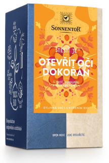 Sonnentor - Štěstí je® otevřít oči dokořán, porcovaný čaj, BIO, 18 ks  *CZ-BIO-002 certifikát