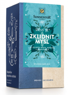 Sonnentor - Štěstí je® zklidnit mysl, porcovaný čaj, BIO, 18 ks  *CZ-BIO-002 certifikát