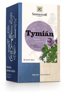 Sonnentor - Tymián, porcovaný čaj, BIO, 18 ks  *CZ-BIO-002 certifikát