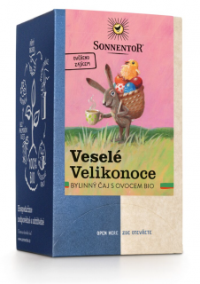 Sonnentor - Veselé Velikonoce, porcovaný čaj, BIO, 18 ks  *CZ-BIO-002 certifikát