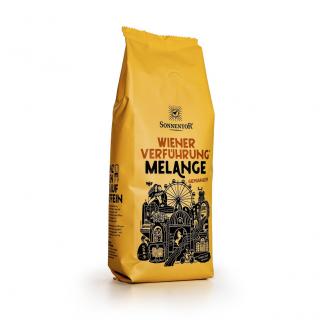 Sonnentor Vídeňské pokušení® Melange, pražená káva mletá, BIO, 500 g  *CZ-BIO-002 certifikát