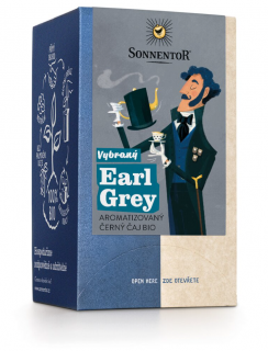 Sonnentor - Vybraný Earl Grey Černý čaj, porcovaný čaj, BIO, 18 ks  *CZ-BIO-002 certifikát
