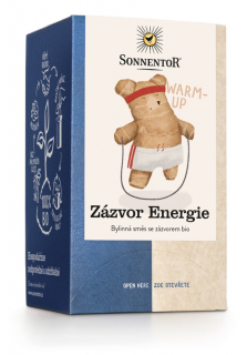 Sonnentor - Zázvor Energie, porcovaný čaj, BIO, 18 ks  *CZ-BIO-002 certifikát