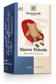 Sonnentor - Zázvor Pohoda, porcovaný čaj, BIO, 18 ks  *CZ-BIO-002 certifikát
